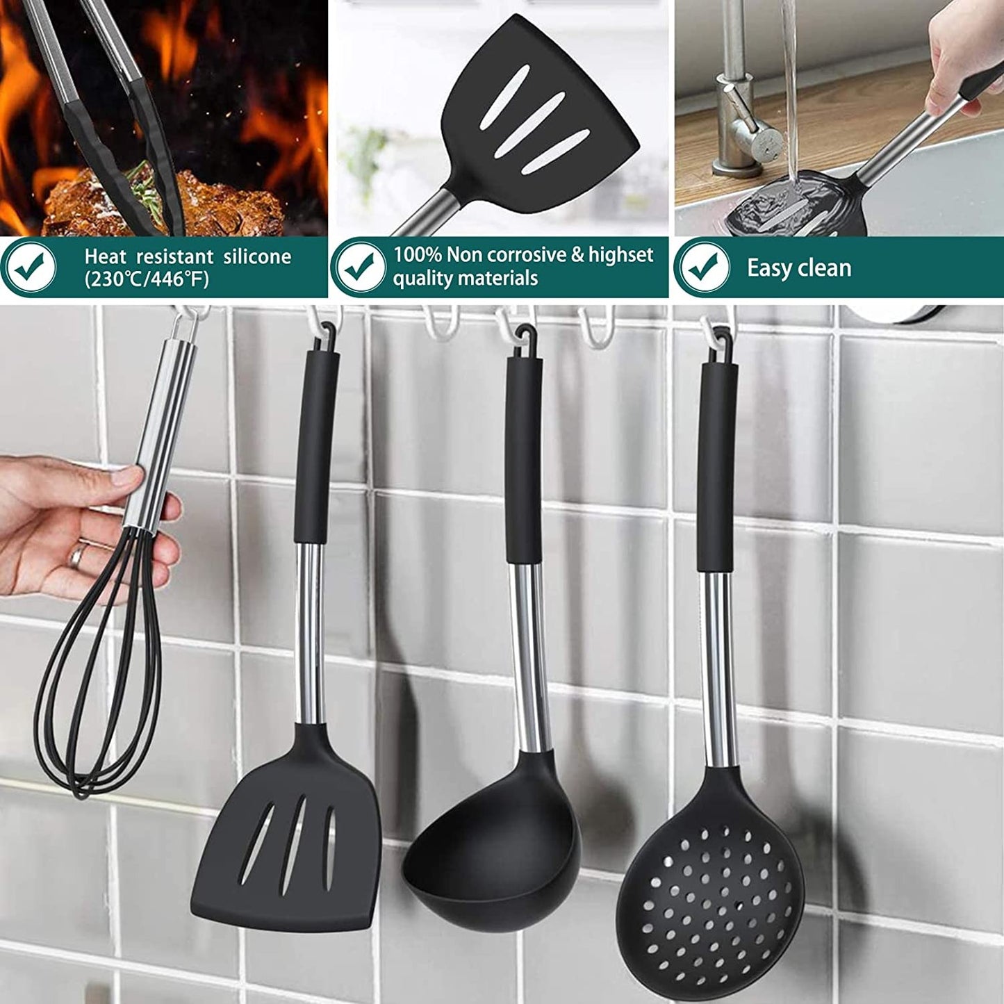 33 Pcs Cooking Utensils Set