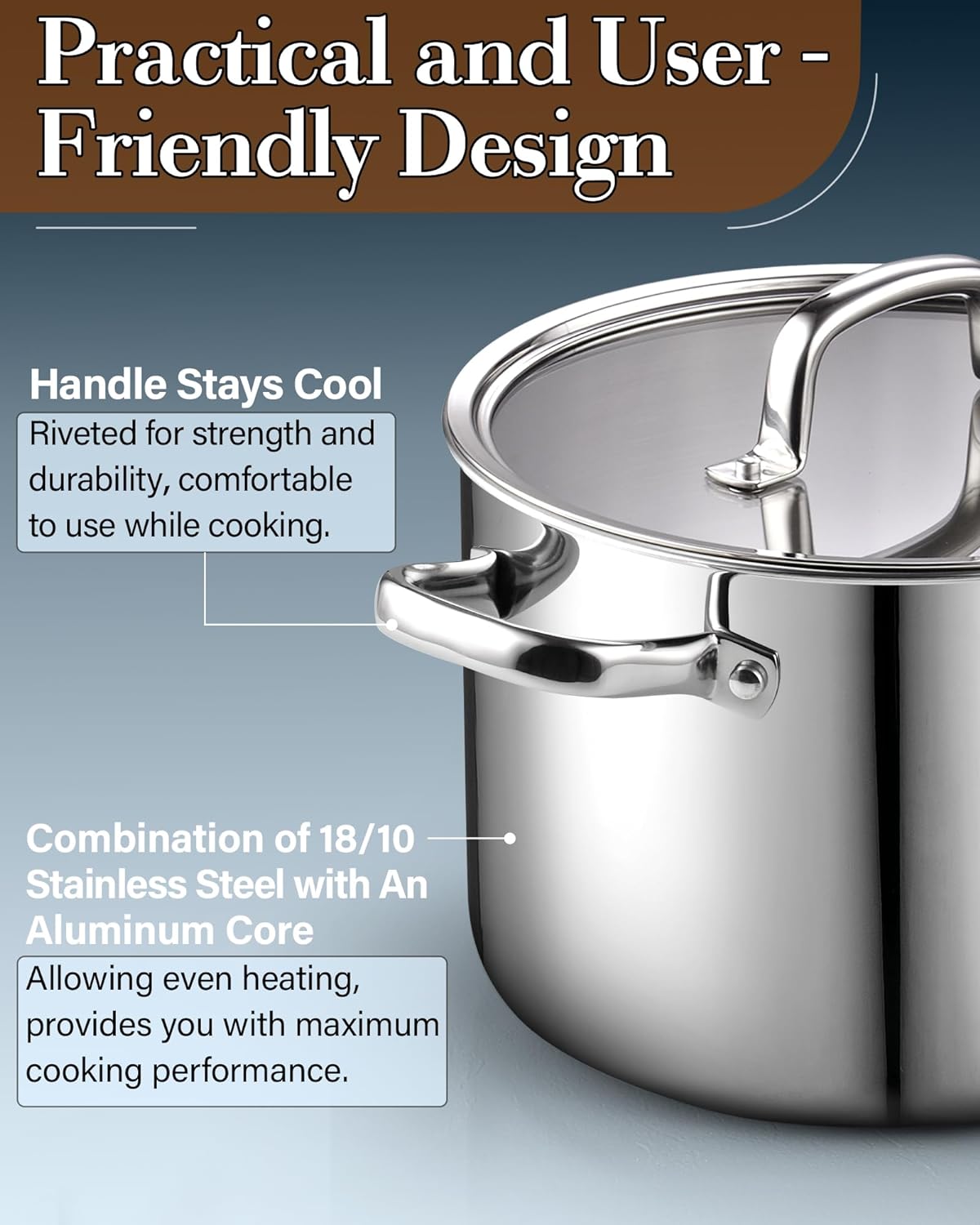 7 Set Stainless Steel Pots