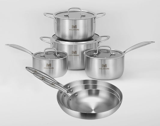 7 Set Stainless Steel Pots