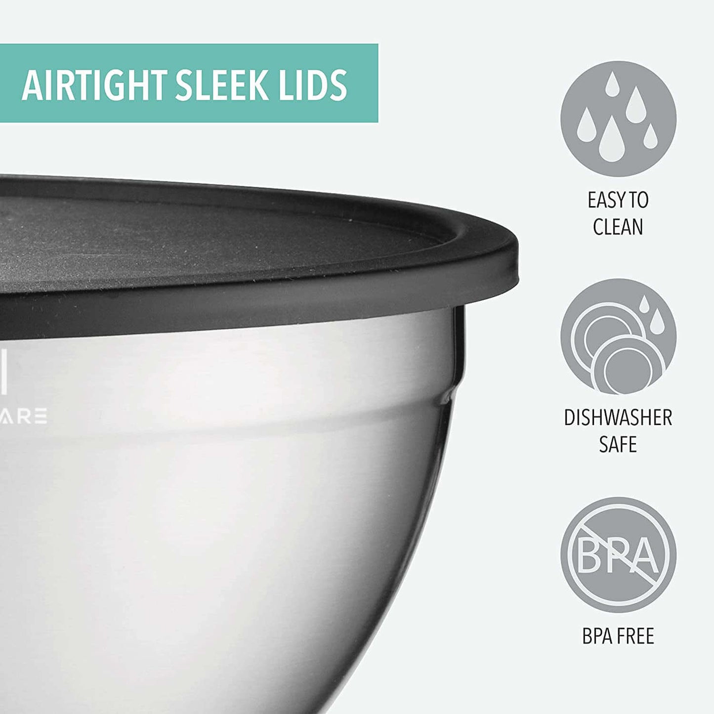 15 Piece Stainless Steel Mixing Bowls