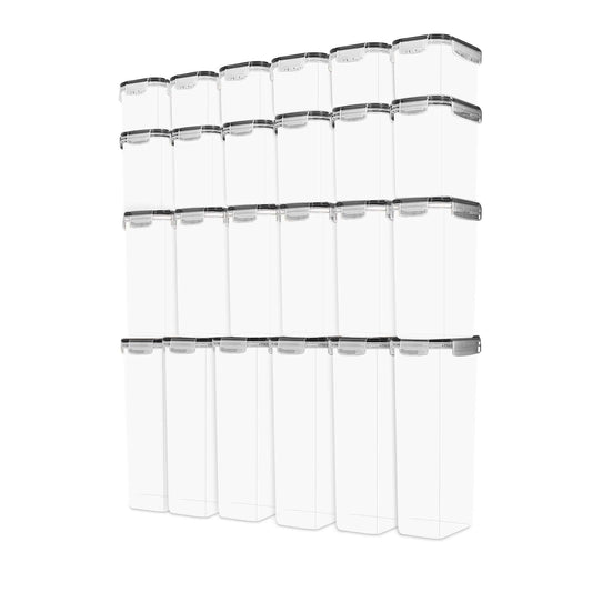 24 Pieces pantry storage containers