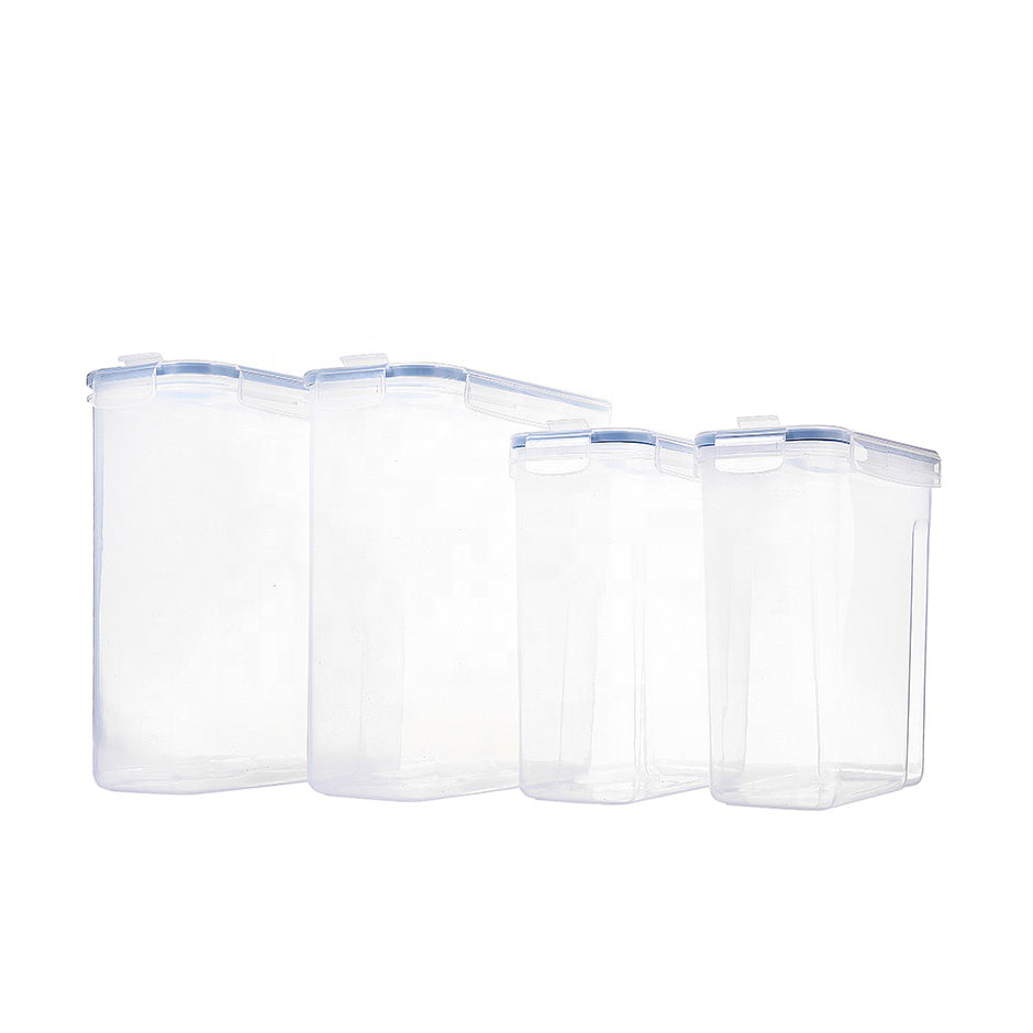 Melzware - Airtight Cereal Containers Storage Set (4 Piece) - Melzware