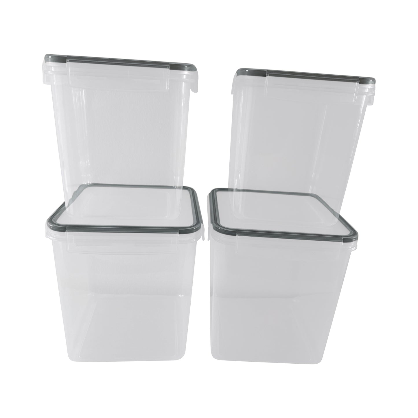 Melzware - 4 Piece Large Airtight Food Storage Container Set - Melzware