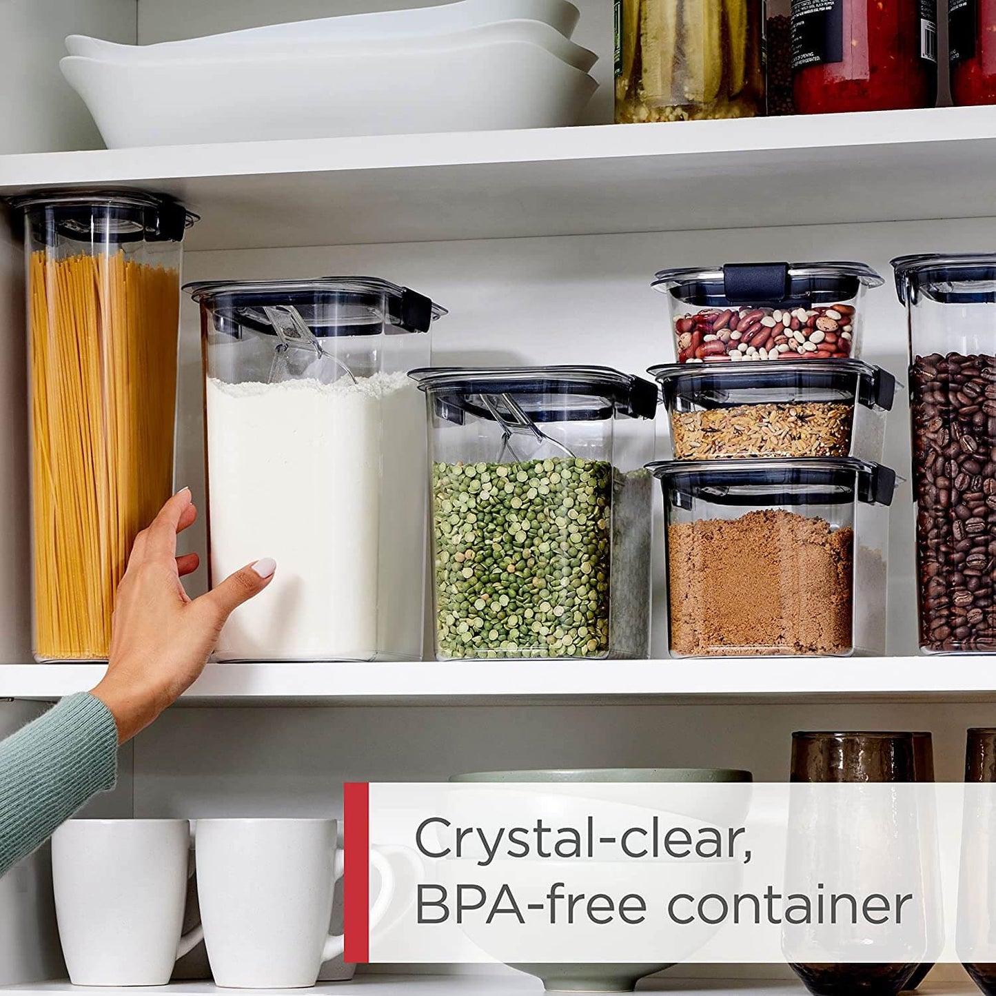 20 Piece Clear Airtight Pasta Storage Container