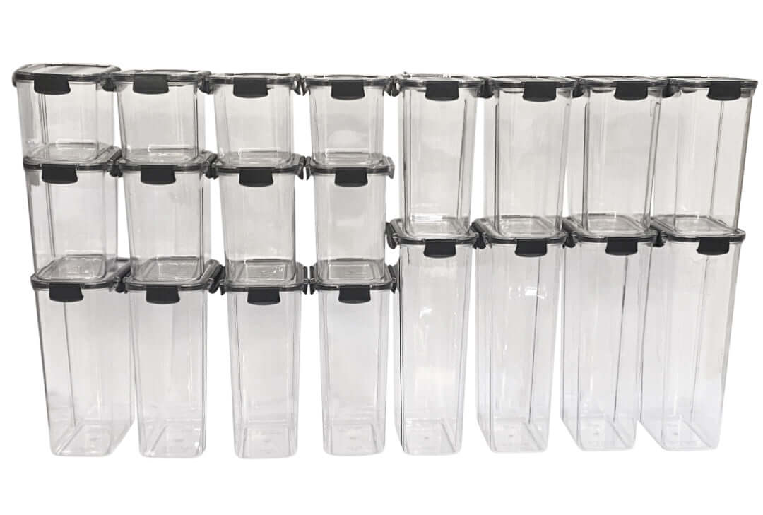 20 Piece Clear Airtight Pasta Storage Container