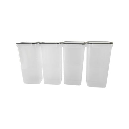 Melzware - 4 Piece Tall Airtight Food Storage Container Set - Melzware