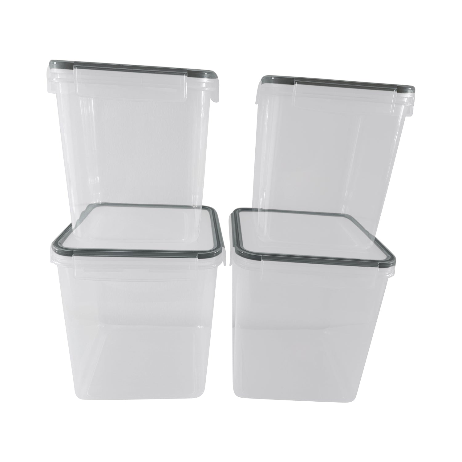 Melzware - 4 Piece Large Airtight Food Storage Container Set - Melzware